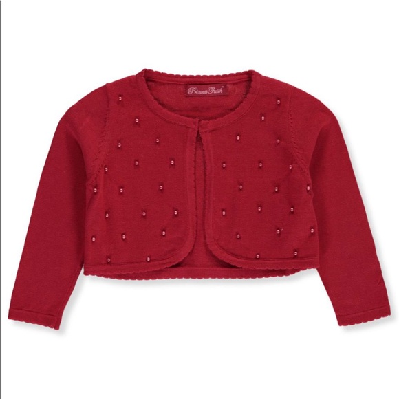 Other - Princess Faith Pearl Shrug Sweater 3-6 months NWT